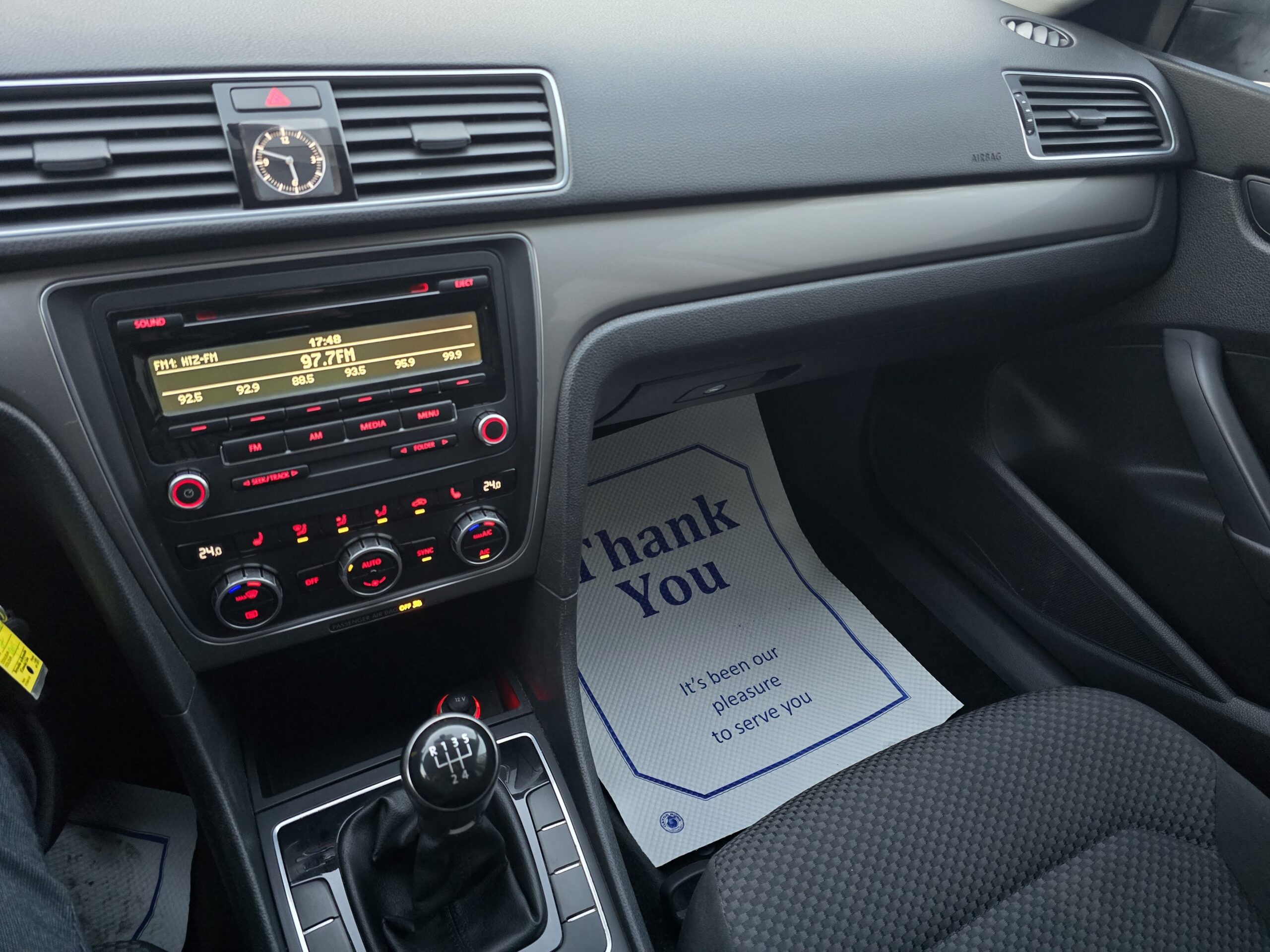 2015 Volkswagen Passat 1.8L Manual