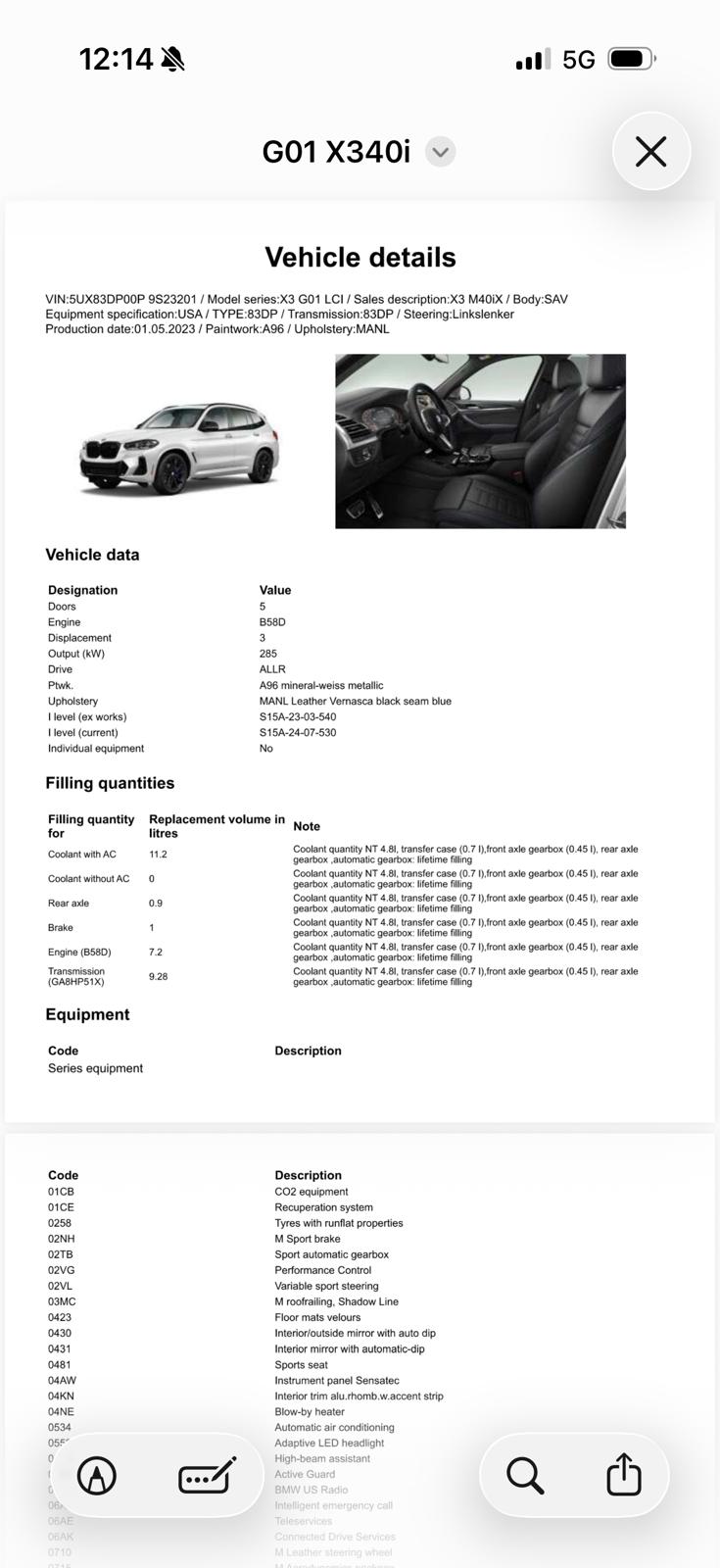 2023 BMW X3 M40i